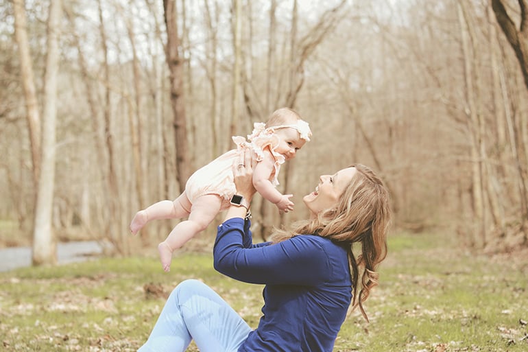 family planning woman with a baby 