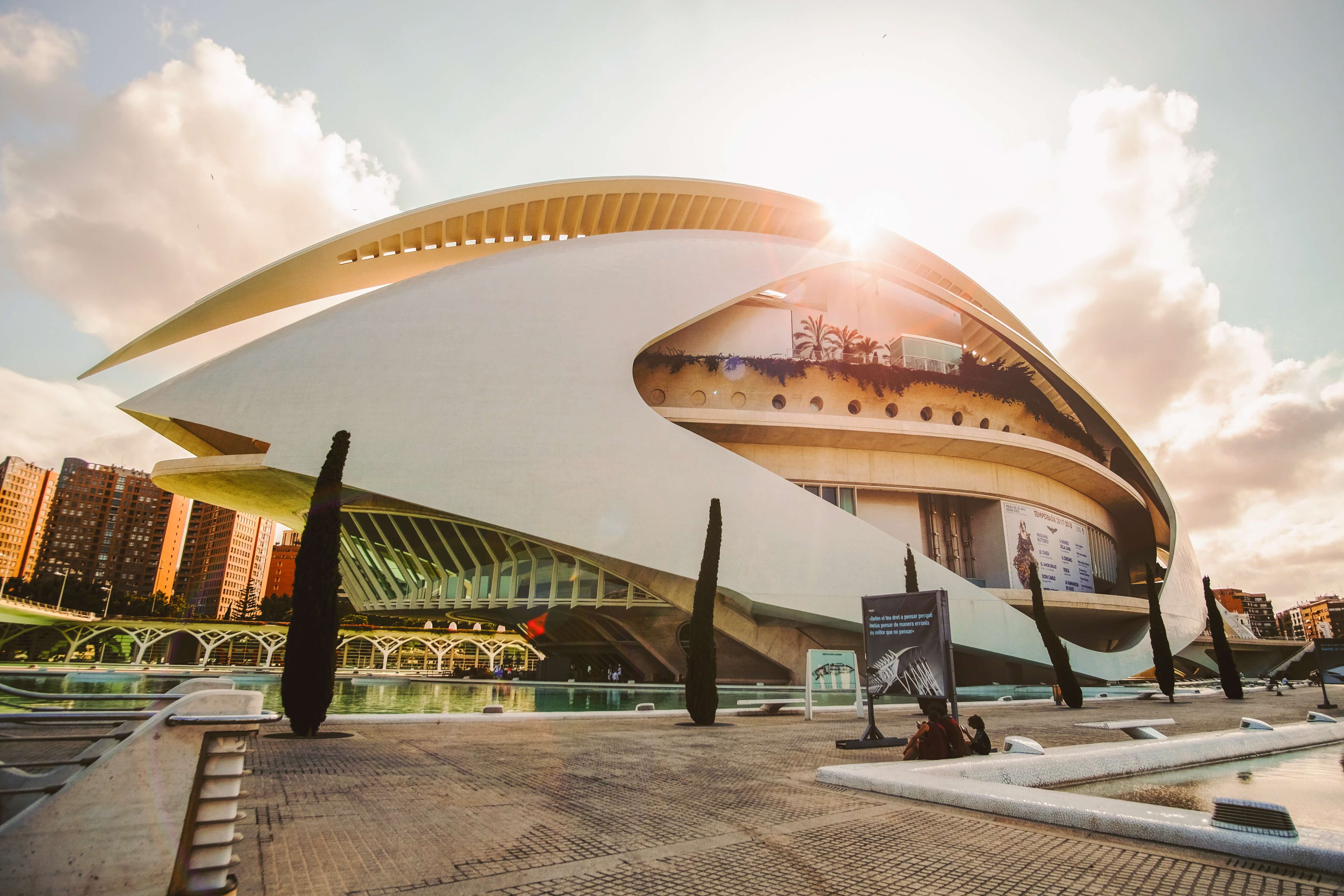 riding by the city of arts and sciences is one of the best valencia bike routes