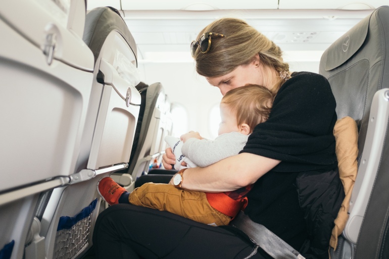 american passport baby and mother