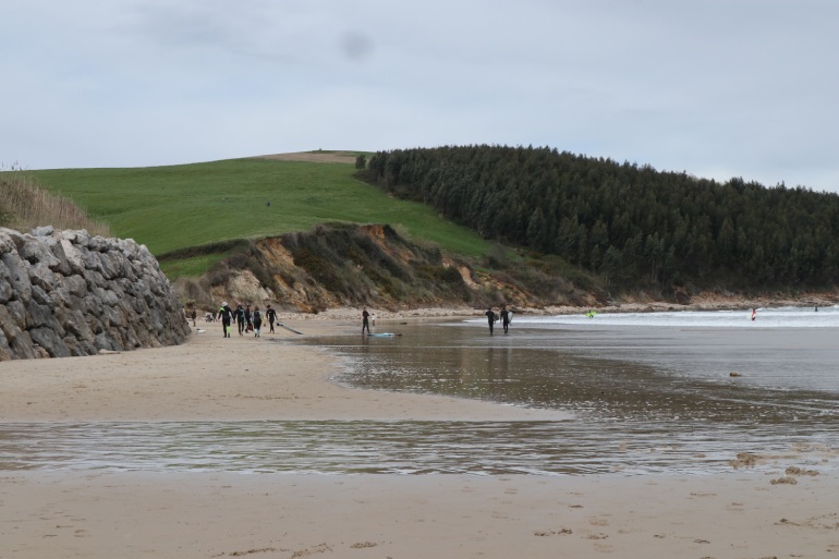 beaches in santander are best enjoyed with a wetsuit