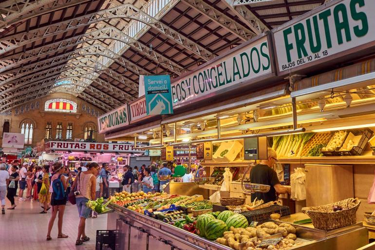 moving to valencia, spain also offers great food markets