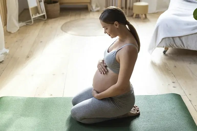 pregnant woman thinking about pregnancy facts and myths