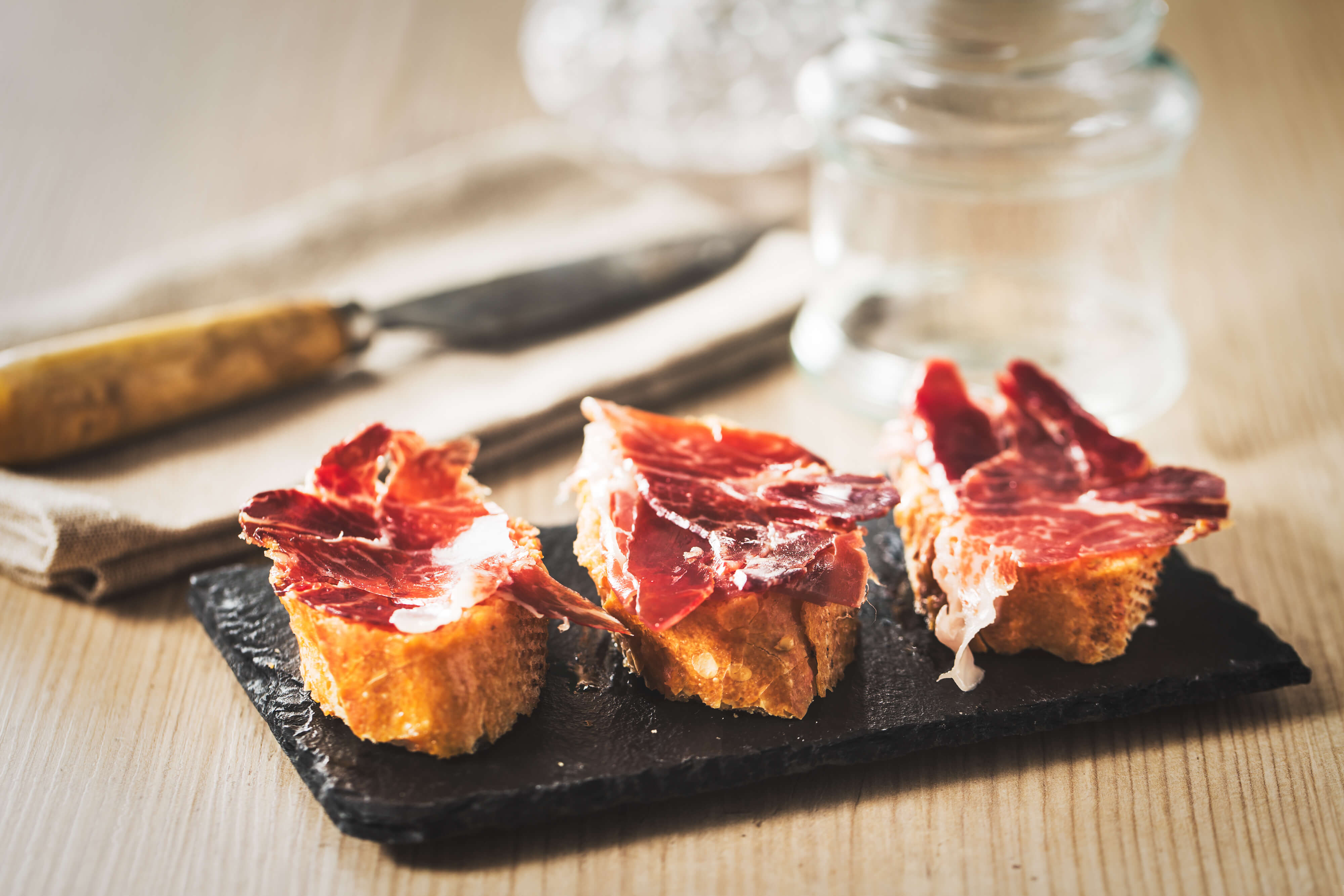 jamon might not be among the healthy tapas recipes in spain