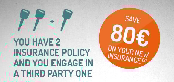 Save €80 on your new insurance