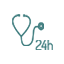  24-Hour medical support