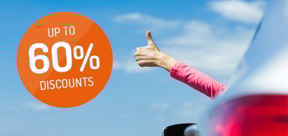 Discounts of up to 60%