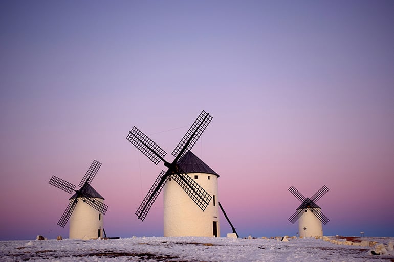 Best Weekend Trips in Spain windmill