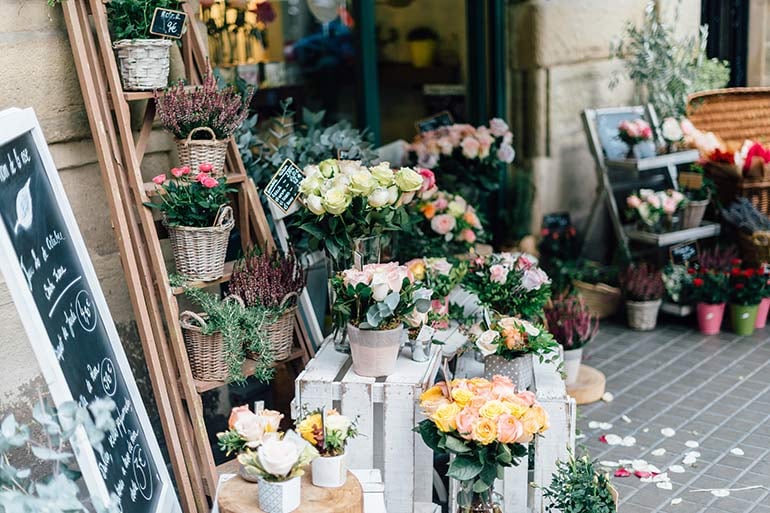All Saints Day flowers