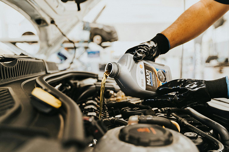 oil change included in garage services