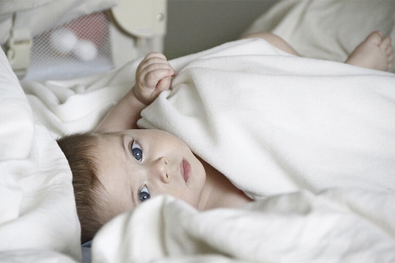 A healthy baby who did not experience maternal stress during pregnancy.