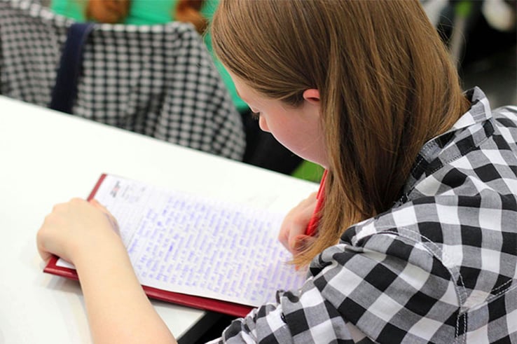 Student preparing their application to obtain a student visa to study in Spain