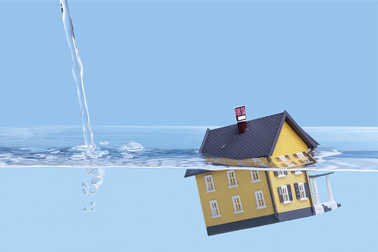 A house without water damage home insurance