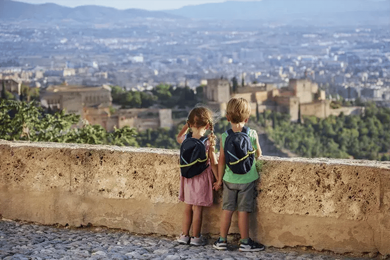 A couple of kids enjoying living in one of the best places to live with kids.