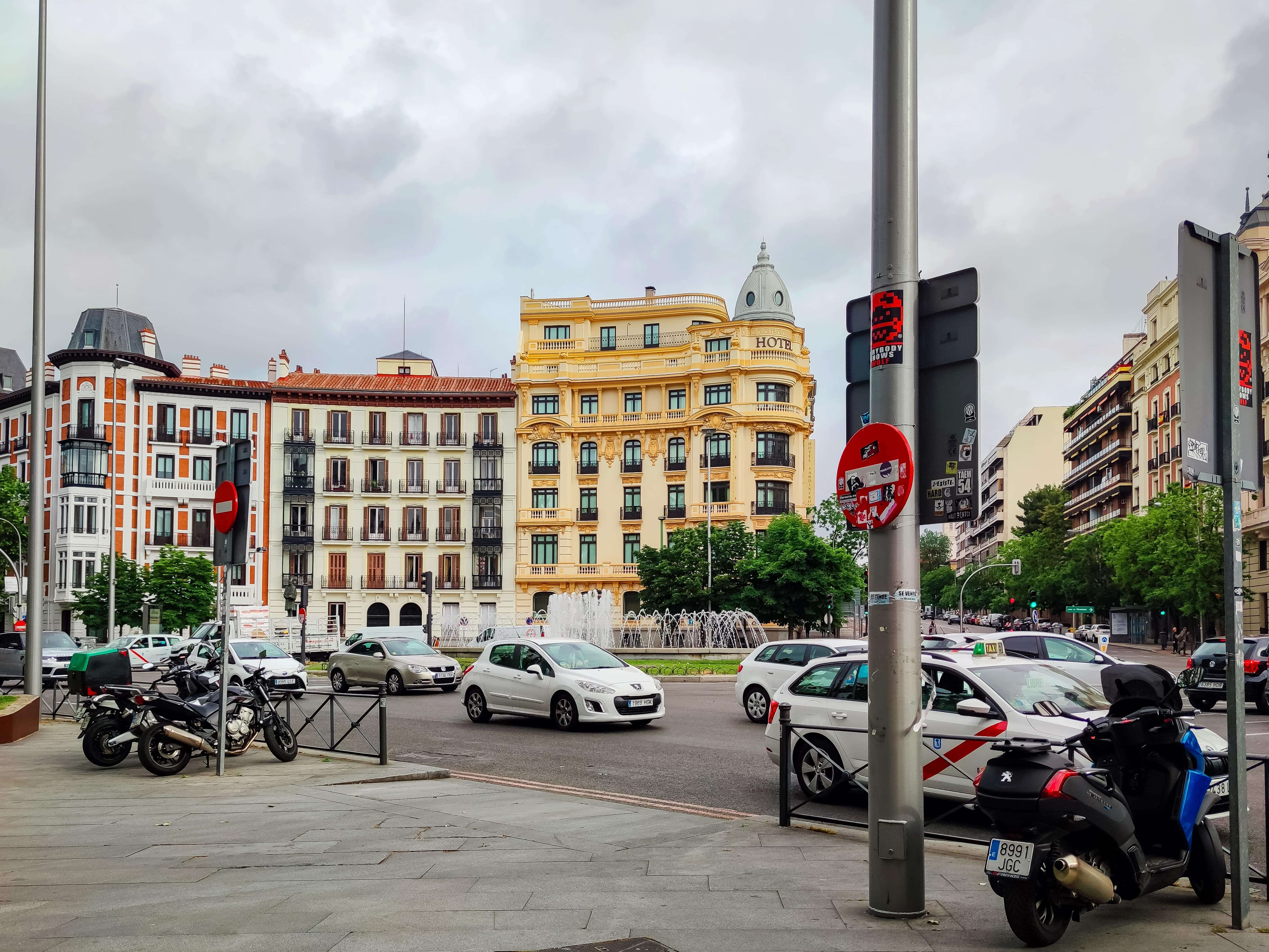 pedestrian zones in madrid 360