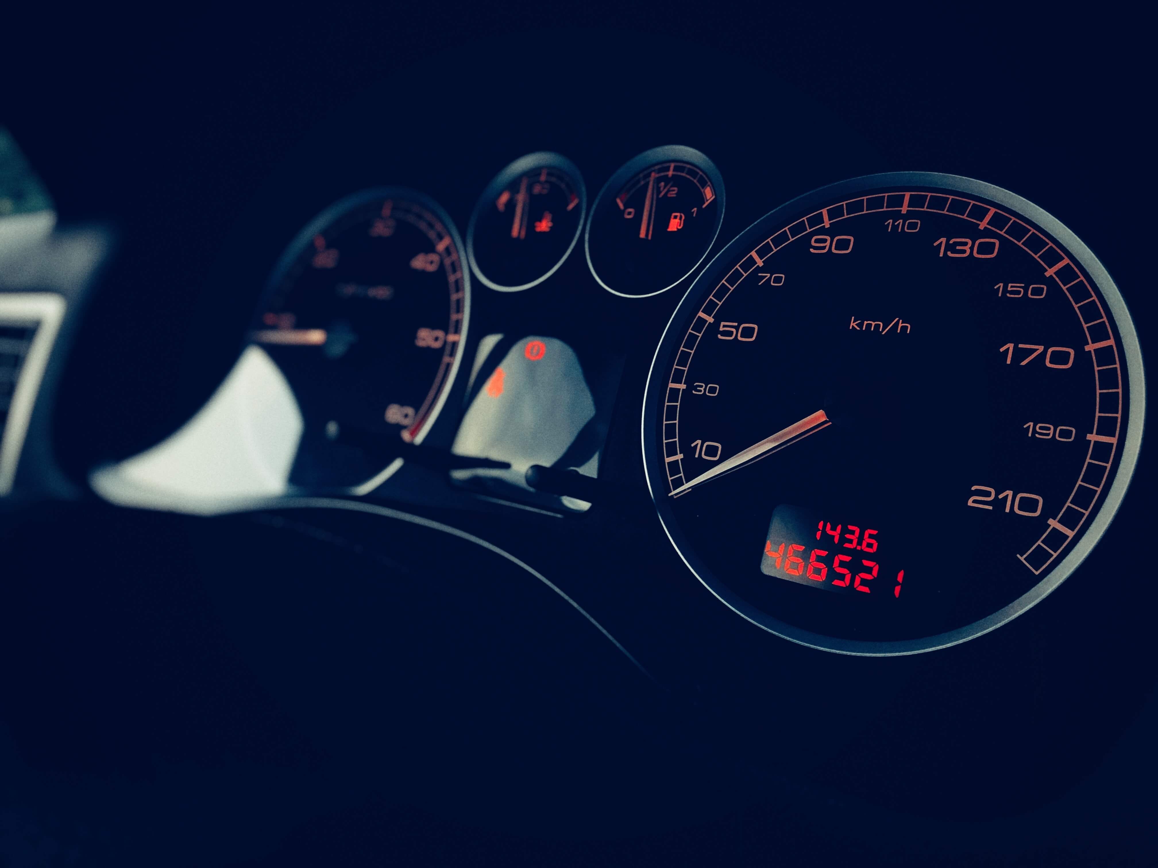 kilometer reading