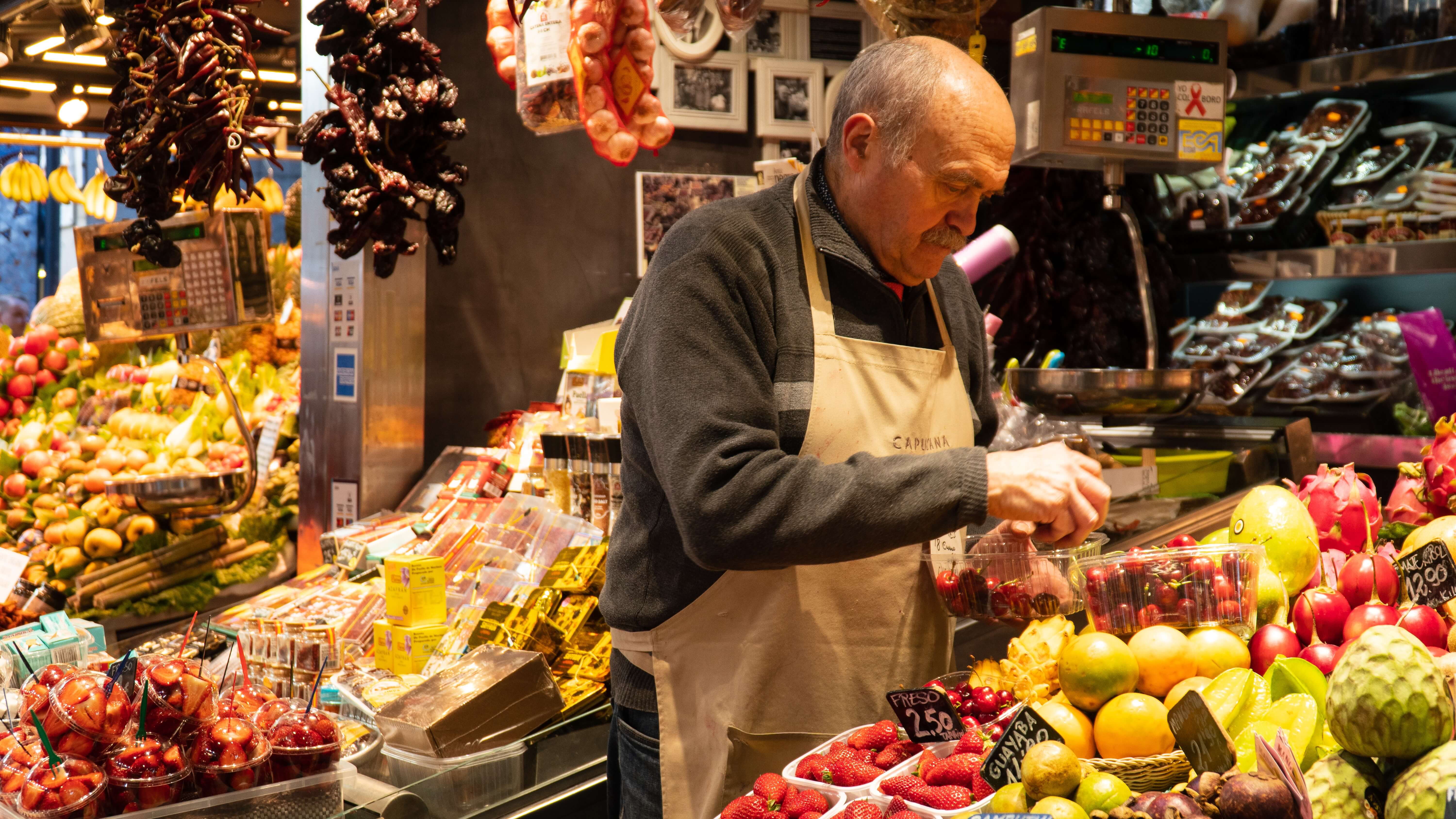 cost of food in spain for groceries