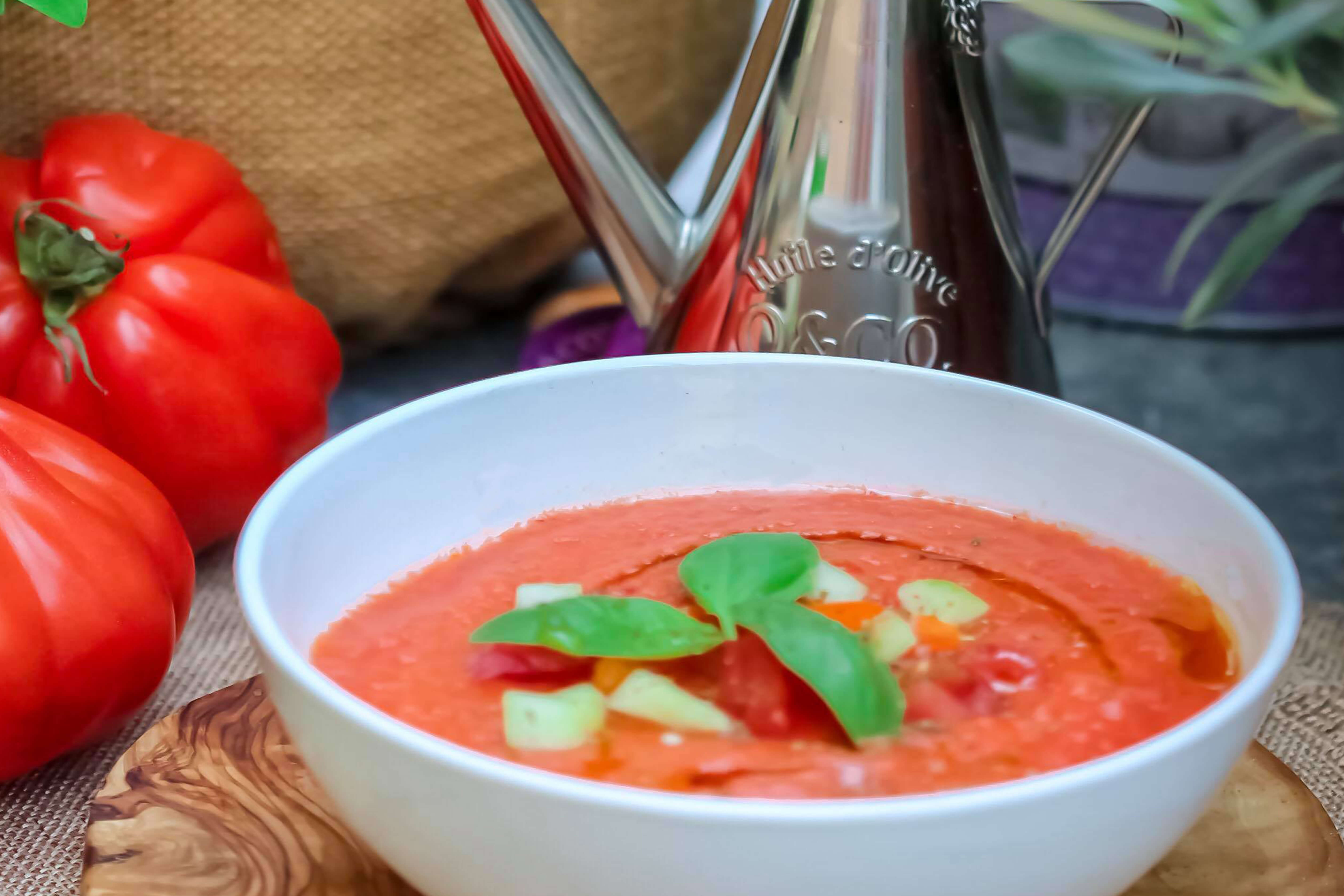 gazpacho is one of our healthy spanish dishes
