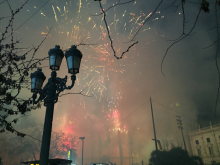 fireworks are a big part of the las fallas in valencia