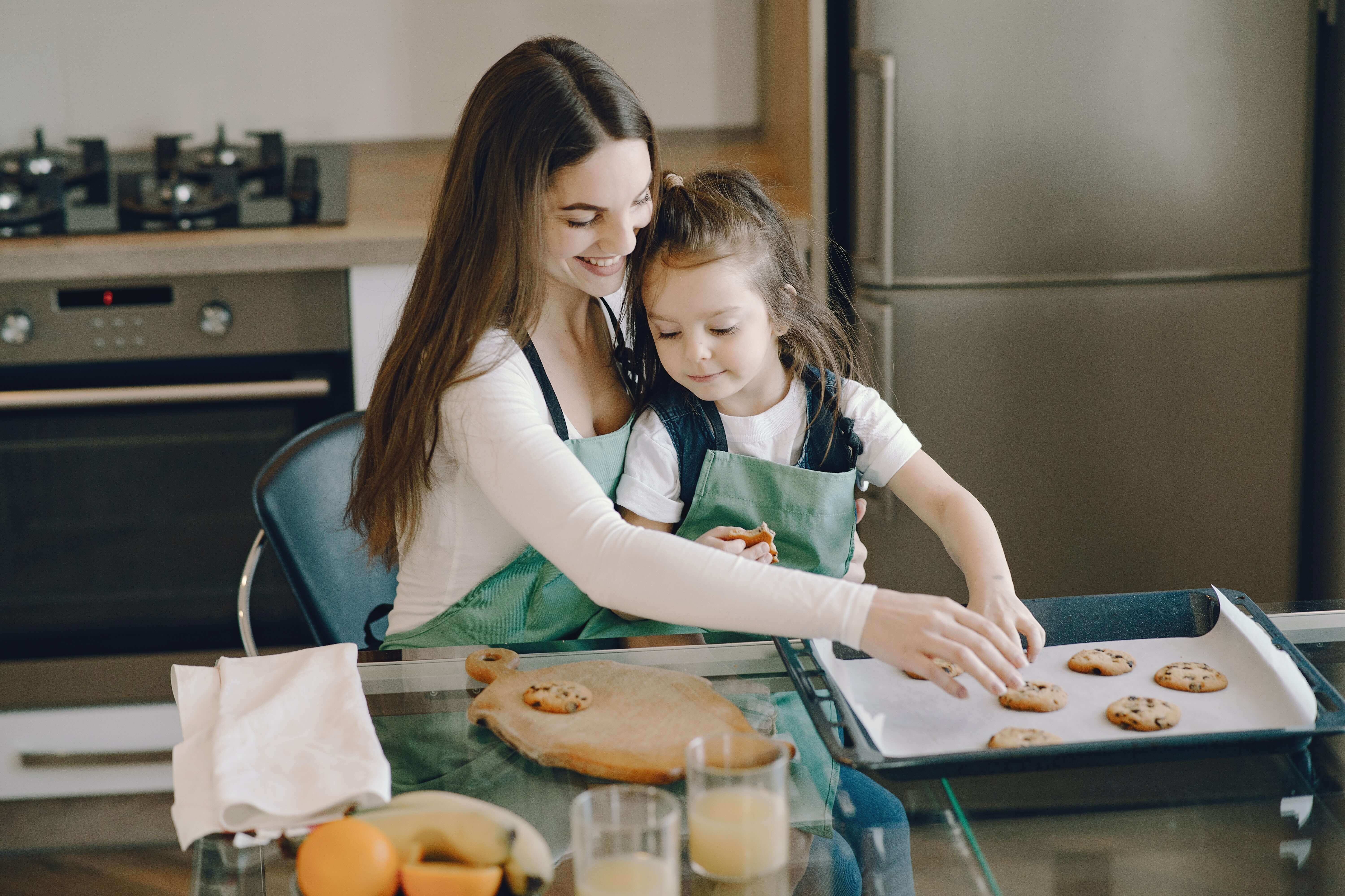 cooking together on Mother's Day in Spain