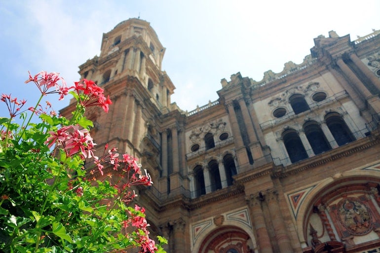 Living in malaga cathedral