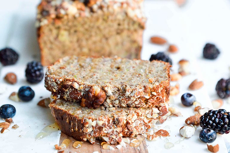 FIG bread with nuts is are a typical spanish christmas dinner bread