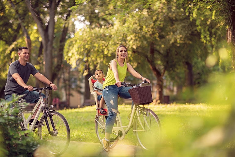 a family bike trip is one of the top things to do in andalucia for kids