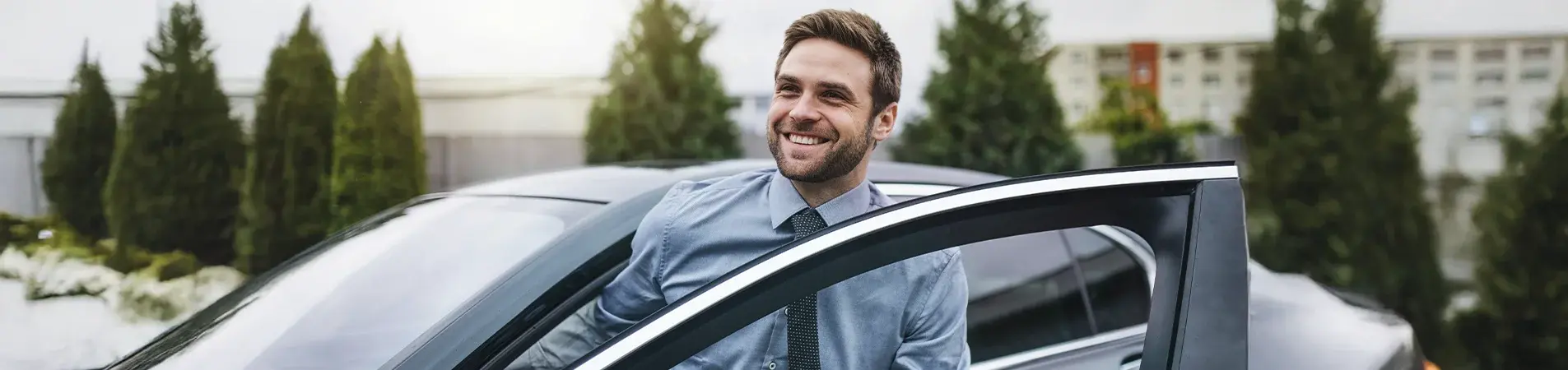 man looking for car insurance quotes in spain