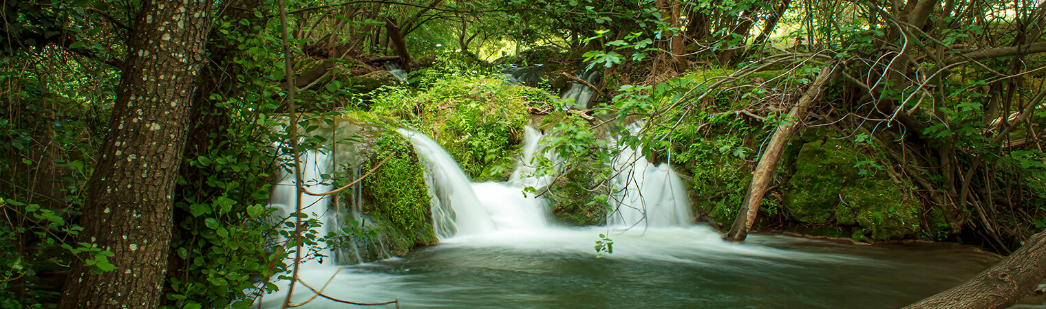 waterfalls in the sierra norte of sevilla